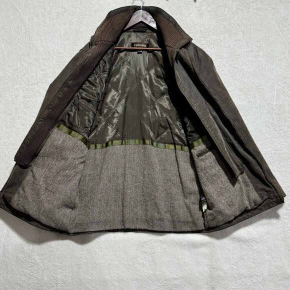 Danier Soft Leather Jacket Coat Brown Thinsulate Lining Men's Size S - Picture 11 of 16